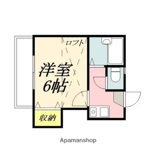 HI’M竹田【1階】の間取り