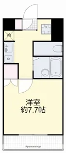 岡山県岡山市北区奉還町1丁目【マンション】の間取り