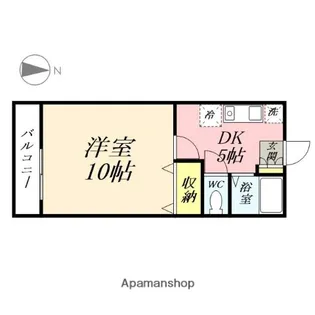 リズミラルU【3階】の間取り