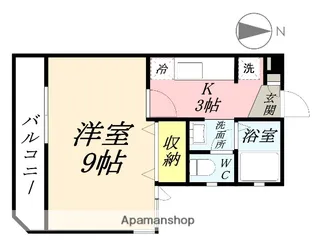 岡山県岡山市東区西大寺東3丁目【マンション】の間取り