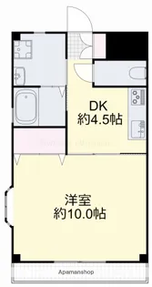 メゾンコスモス【1階】の間取り