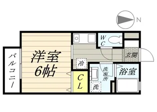 パティオ翼【2階】の間取り