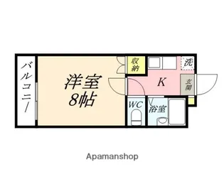 岡山県岡山市北区高柳西町【アパート】の間取り