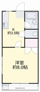 メゾンウインズ【2階】の間取り