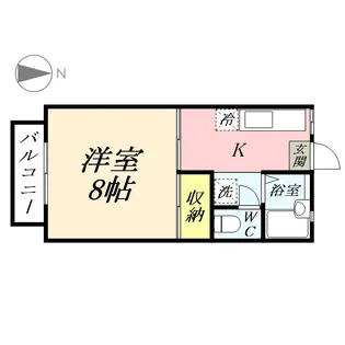 ドミール小川【1階】の間取り