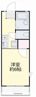 岡山県岡山市北区学南町3丁目【アパート】の間取り