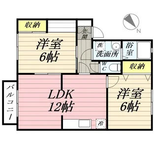 ファーム ヴィレッジD【2階】の間取り