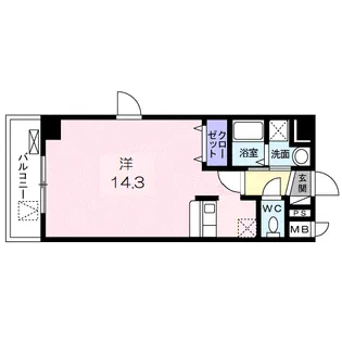 リョーアイ【6階】の間取り