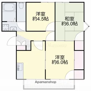 ルネサンスハイツ【202号室】の間取り