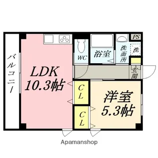 アーバンスタイル【5階】の間取り