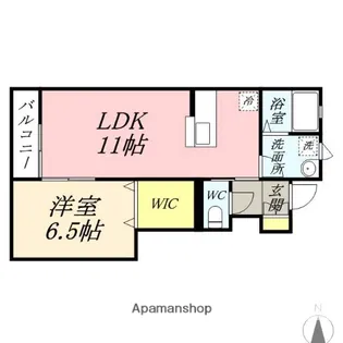 ラ・マノカルダ【1階】の間取り