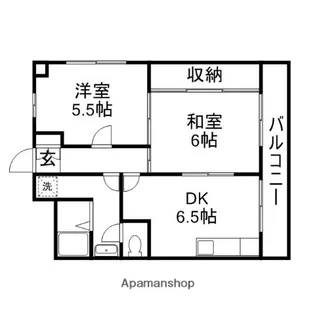 ラフォーレ弐番館【3階】の間取り