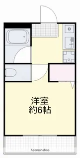 ガーデンコートほなみ【101号室】の間取り