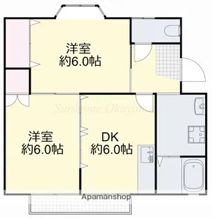 パークサイドC【2階】の間取り