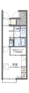 レオパレスフジサキⅢ【1階】の間取り