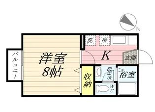 コンフォート【105号室】の間取り