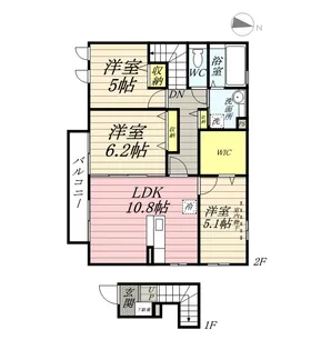 シャインピーチ【2階】の間取り