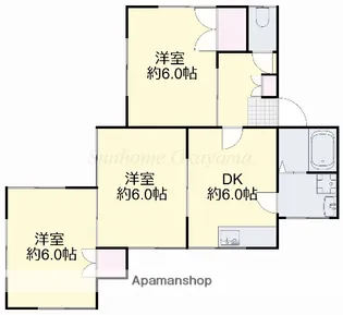 アネックス門田【2階】の間取り