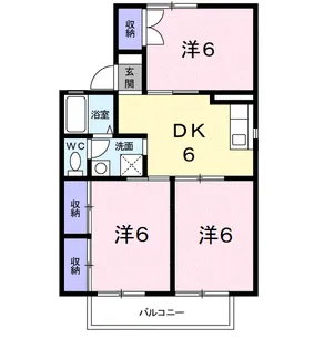 フォーレストハイツ【2階】の間取り