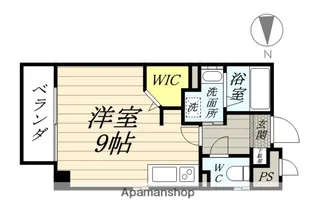 サクセション上中野【5階】の間取り