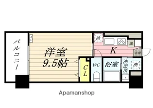 福富GRADEマンション【2階】の間取り