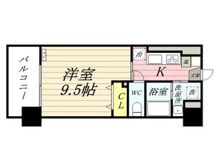 福富GRADEマンション【5階】の間取り