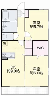 アネシス円山A【2階】の間取り