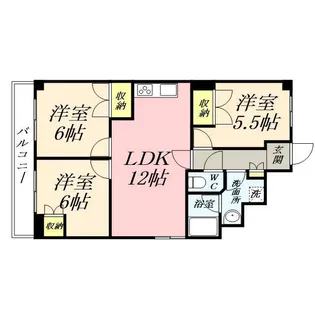 アリベ国富Ⅱ【403号室】の間取り