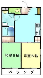 岸本マンション【303号室号室】の間取り