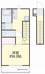 パシフィコ B棟【2階】の間取り