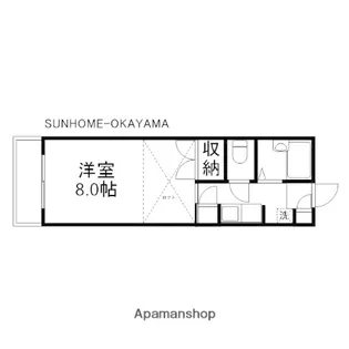 アルフィーネ高屋【3階】の間取り