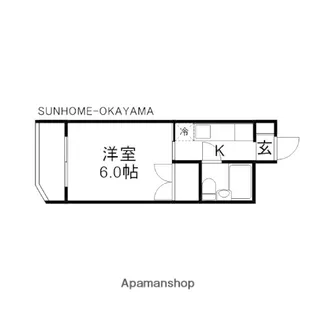 平井ビル【202号室】の間取り