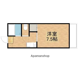 カーサ城北弐番館【2階】の間取り