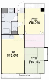 サンライズ豊成【3階】の間取り