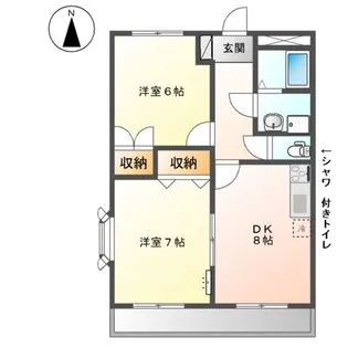 サンコート土田【00206号室】の間取り
