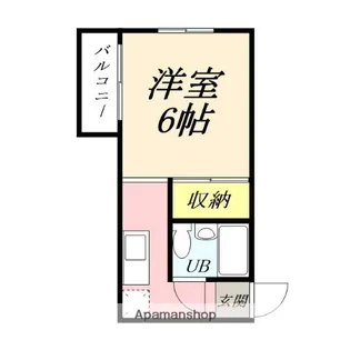 メゾンムシカ【307号室】の間取り