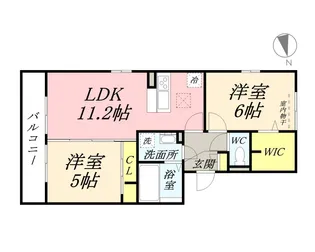 カーサ・ソレイユⅡ【1階】の間取り