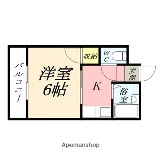 COMFORT HIROSEⅡ【2階】の間取り