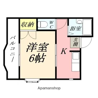 COMFORT HIROSEⅡ【3階】の間取り