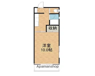 中須賀コーポⅠ【1階】の間取り