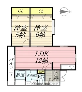 カーサフィオーレ【2階】の間取り
