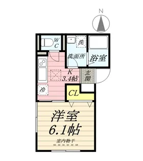カーサ・リアライズ寿町【1階】の間取り