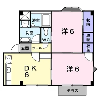 メモリーオキ233【1階】の間取り