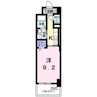 オンフォレスト芳泉【3階】の間取り
