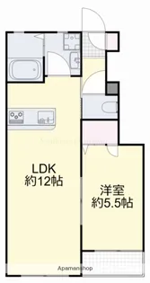 CALM福田【1階】の間取り