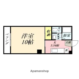 ベルホワイト【1階】の間取り