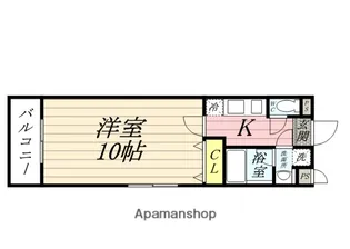 岡山県岡山市北区奥田2丁目【マンション】の間取り