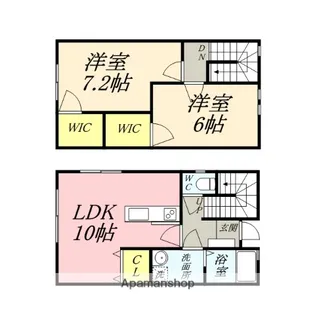 FORTUNA四御神A棟【1階】の間取り