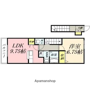 岡山県岡山市南区西市【アパート】の間取り