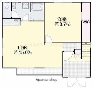 ガーデンハイツ(岡町)【1階】の間取り